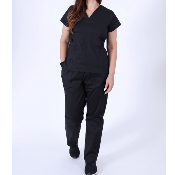 Scrub, Surgical, Medical Uniform for Woman Black Color